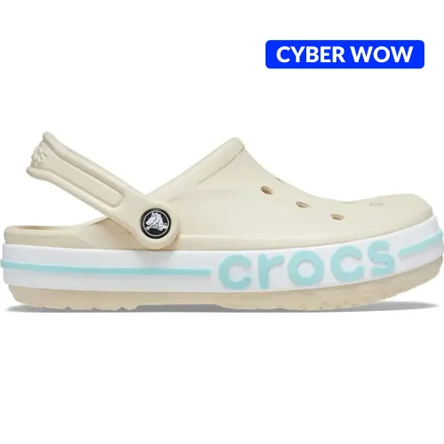 Mujer CROCS Blanco Zueco  Mujer Bayaband Clog