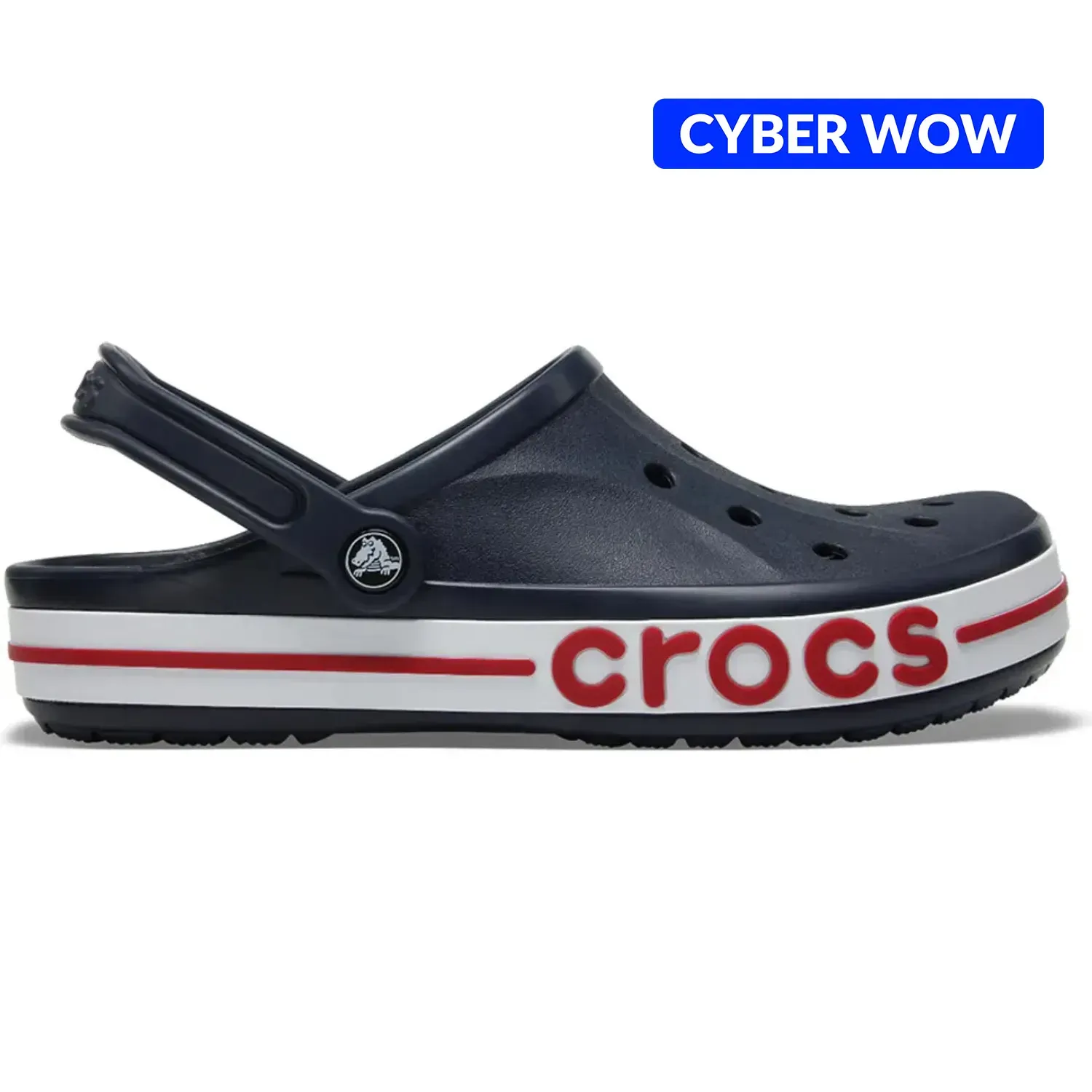 Zuecos Crocs Unisex Bayaband Clog color azul | Platanitos