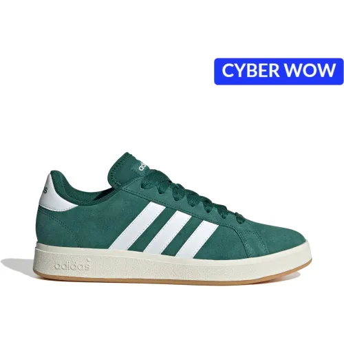 Zapatillas Adidas Urbanas Hombre Grand Court Base 00s color verde | Platanitos