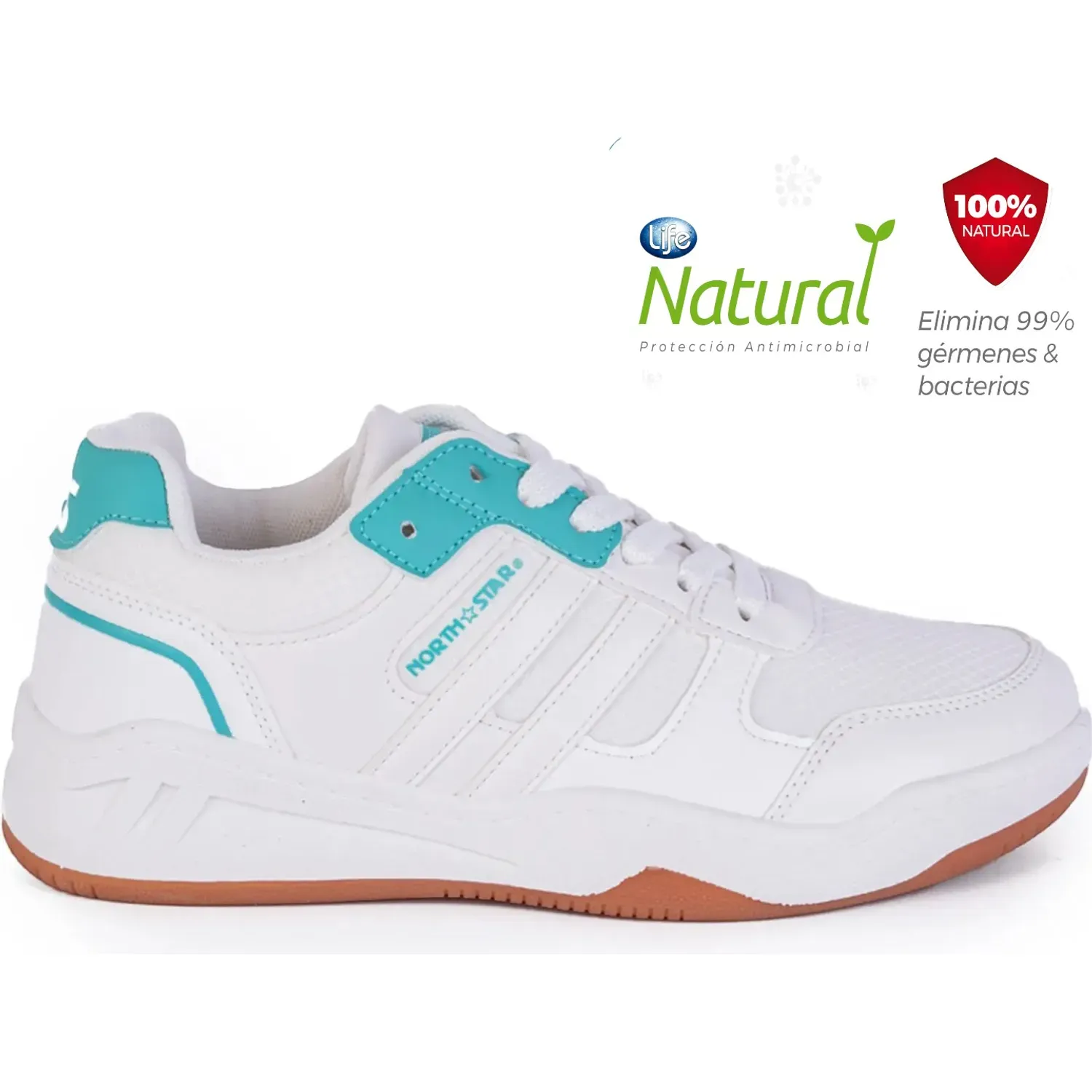 Zapatillas North Star Urbanas Mujer Break color blanco | Platanitos