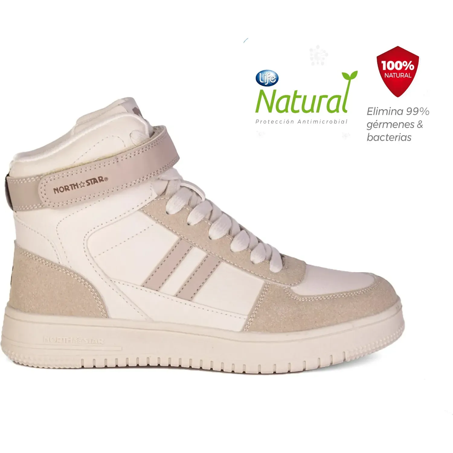 Zapatilla North Star Casual Mujer  Ruby 8451 color  | Platanitos
