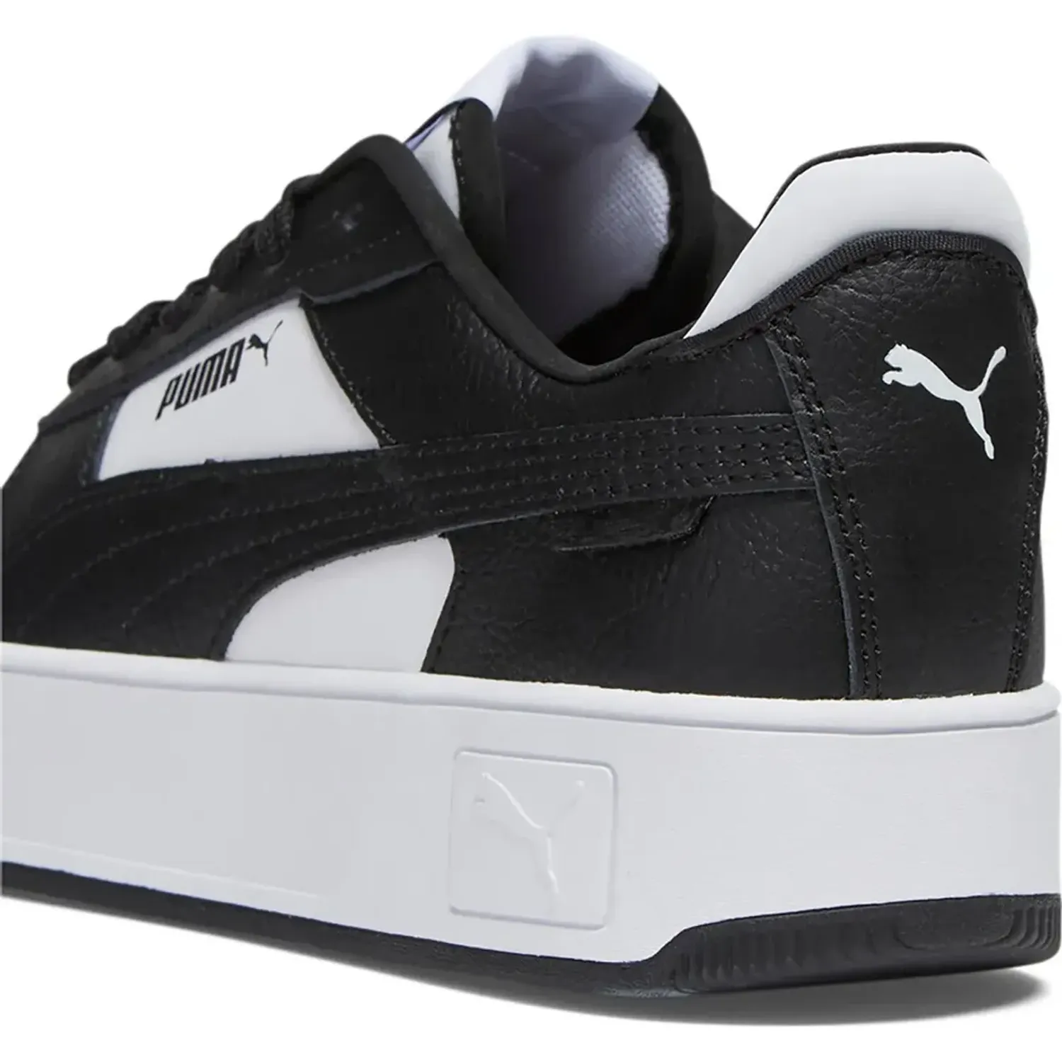 Zapatillas Puma Urbanas Mujer Carina Street color blanco / negro | Platanitos