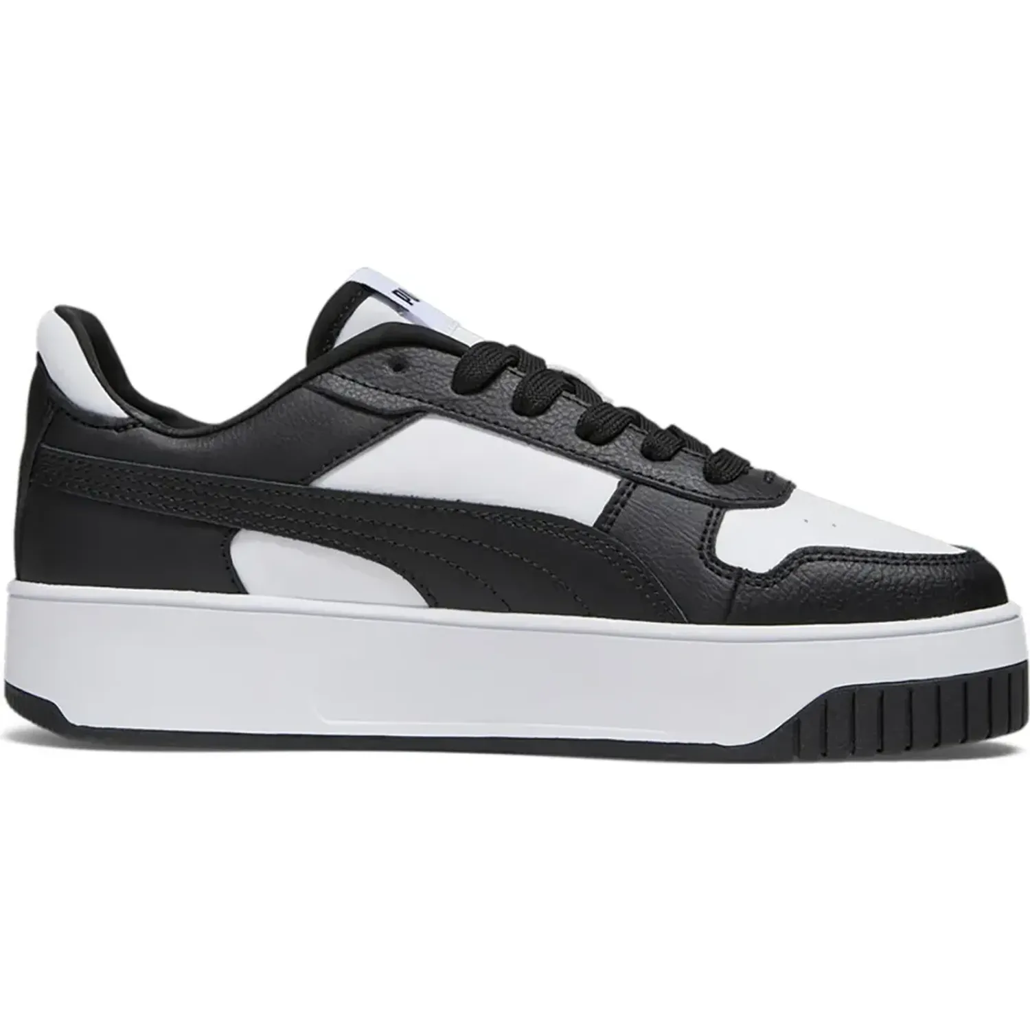 Zapatillas Puma Urbanas Mujer Carina Street color blanco / negro | Platanitos