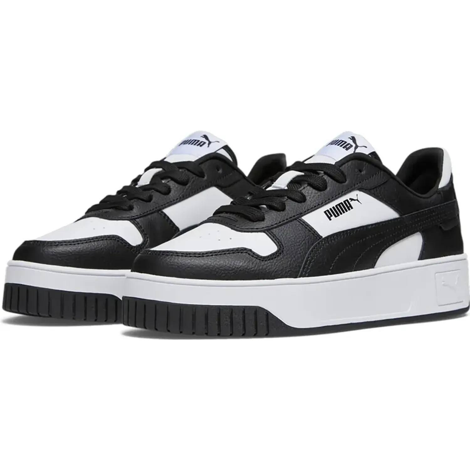 Zapatillas Puma Urbanas Mujer Carina Street color blanco / negro | Platanitos