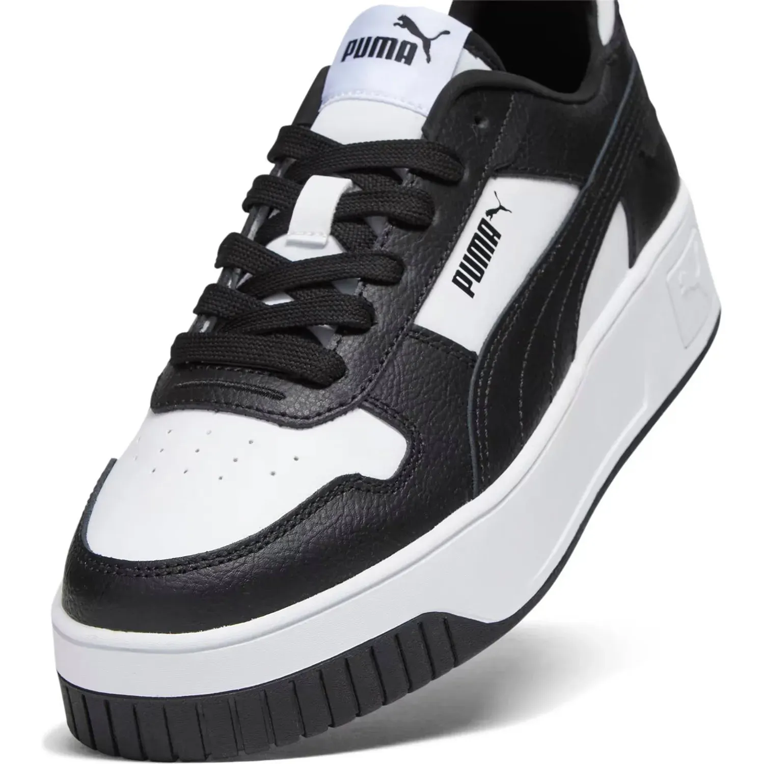 Zapatillas Puma Urbanas Mujer Carina Street color blanco / negro | Platanitos