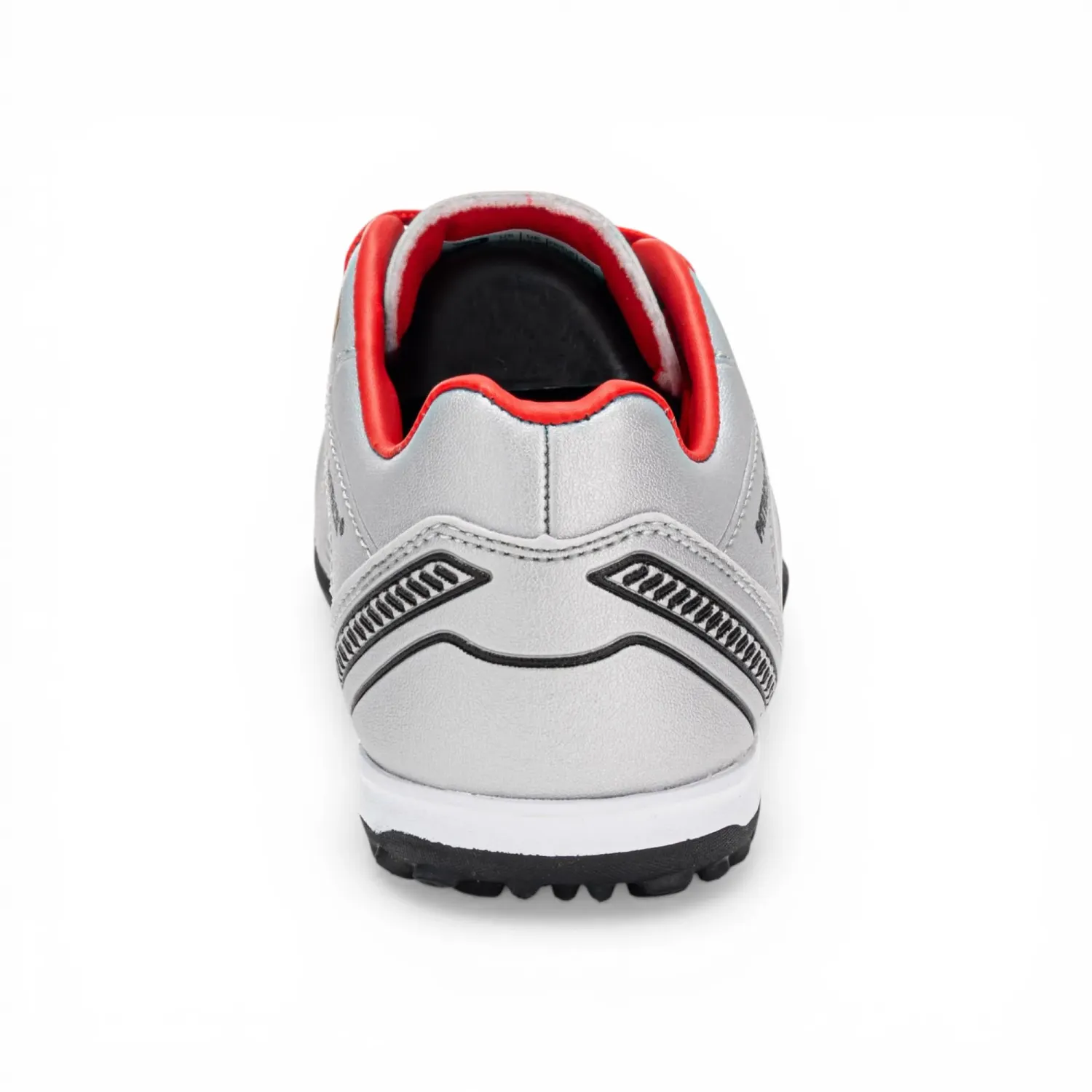 Zapatillas Patrick De Futbol Niños Nefta color plateado / rojo | Platanitos