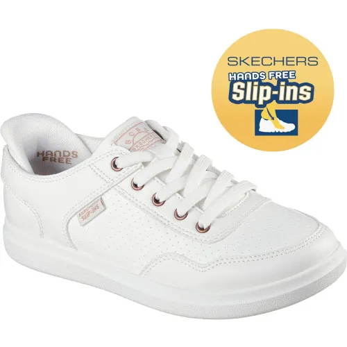 Skechers Blanco de Mujer modelo Zapatilla Urbana Mujer Slip-Ins Bobs D'Vine blancos textiles mujer 2024082819085270639 Textil Eva