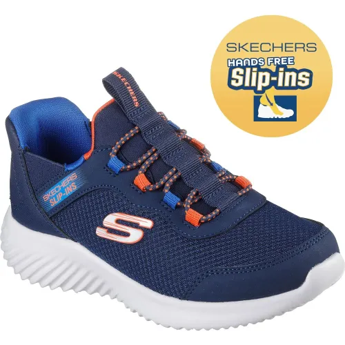 Skechers Azul de Niño modelo Zapatilla Urbana Niño Slip-Ins Bounder azules textiles niño 2024082819085271191 Textil Eva