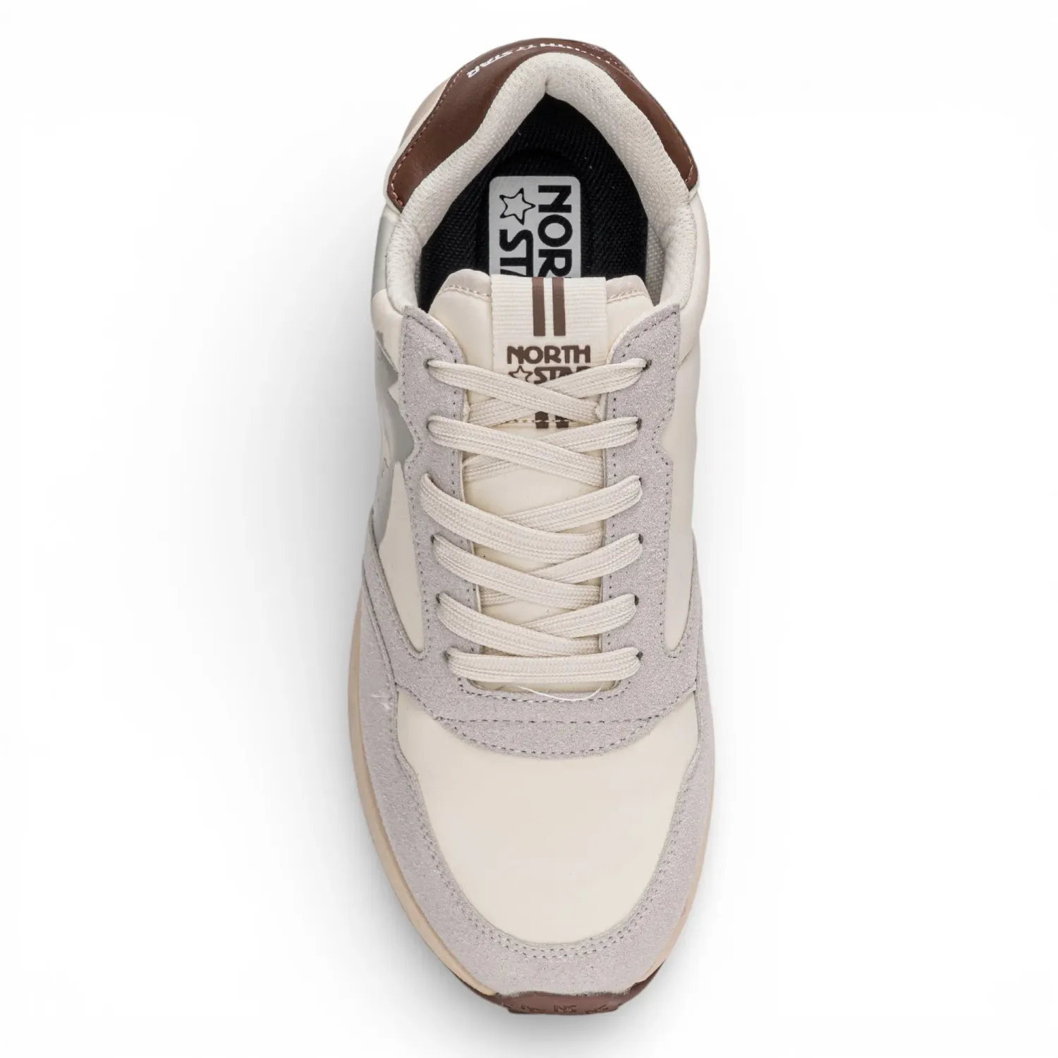 Zapatillas North Star Urbanas Hombre Retro Stellar color gris | Platanitos