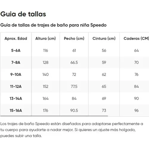 SPEEDO Traje De Baño Niña Dive Thinstrap Muscleback