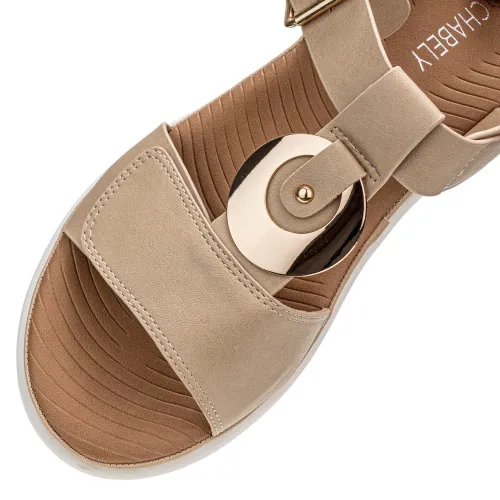 CHABELY Sandalia Casual Con Plataforma  Mujer Chabely 2ys4290