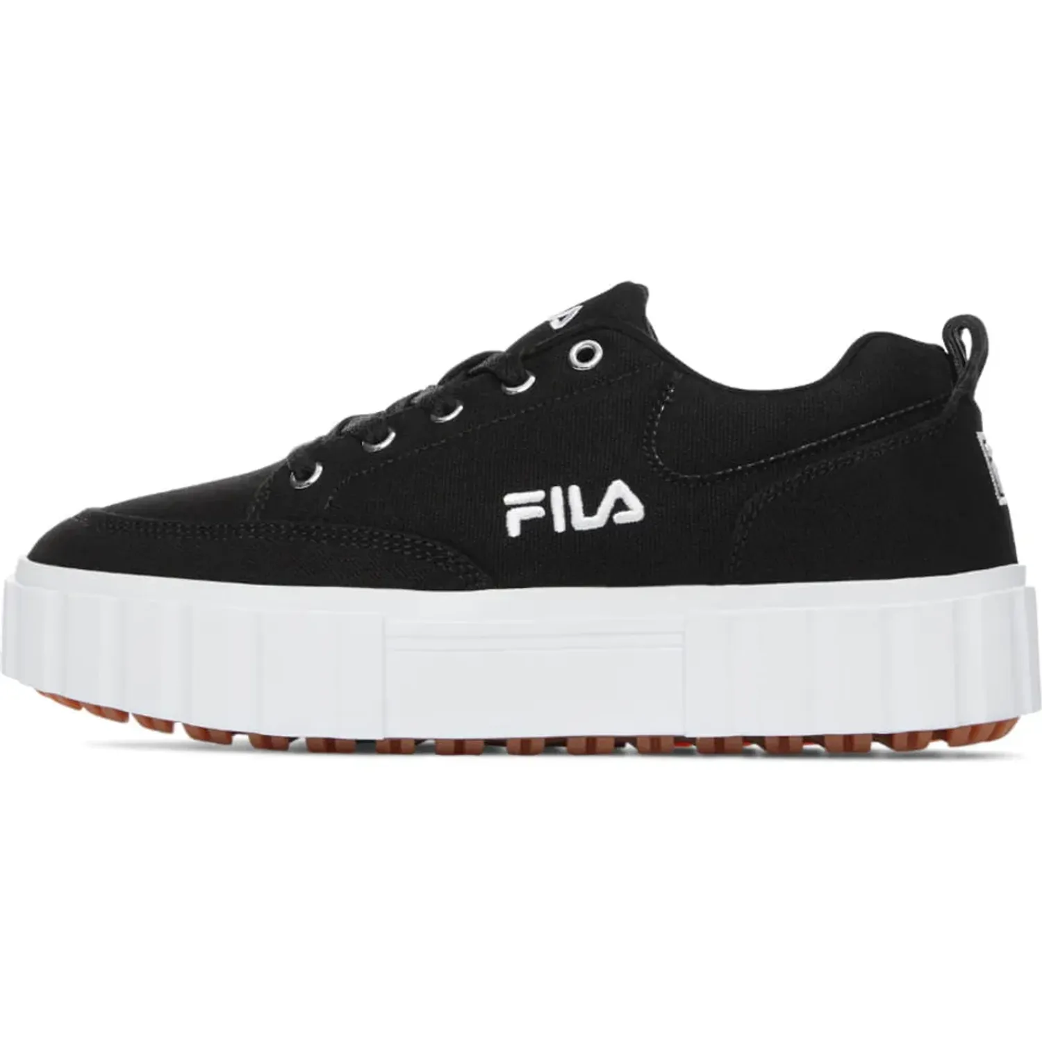 Zapatillas Fila Urbanas Mujer Sandblast Low color negro / blanco | Platanitos