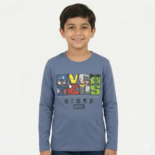 Polo Avengers Manga Larga Niño Avengers Ava-4206-Al | Platanitos