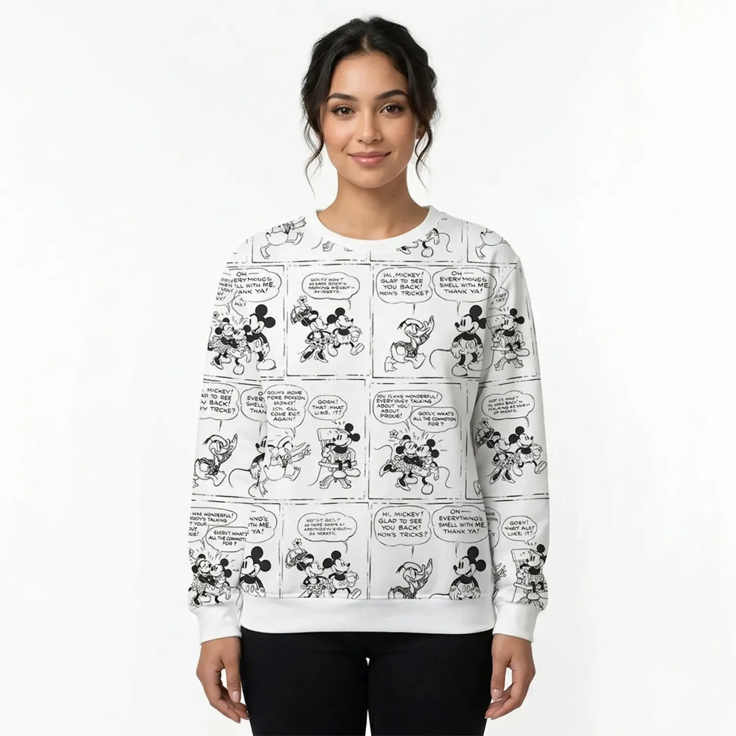 Polera Clasicos De Disney Mujer Clasicos De Disney Pcd-2158-A color marfil | Platanitos