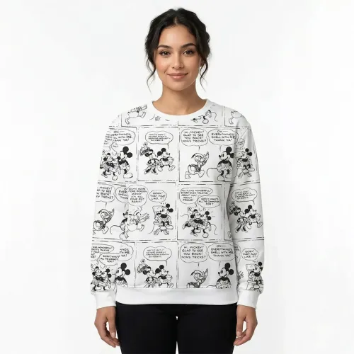 Polera Clasicos De Disney Mujer Clasicos De Disney Pcd-2158-A color marfil | Platanitos