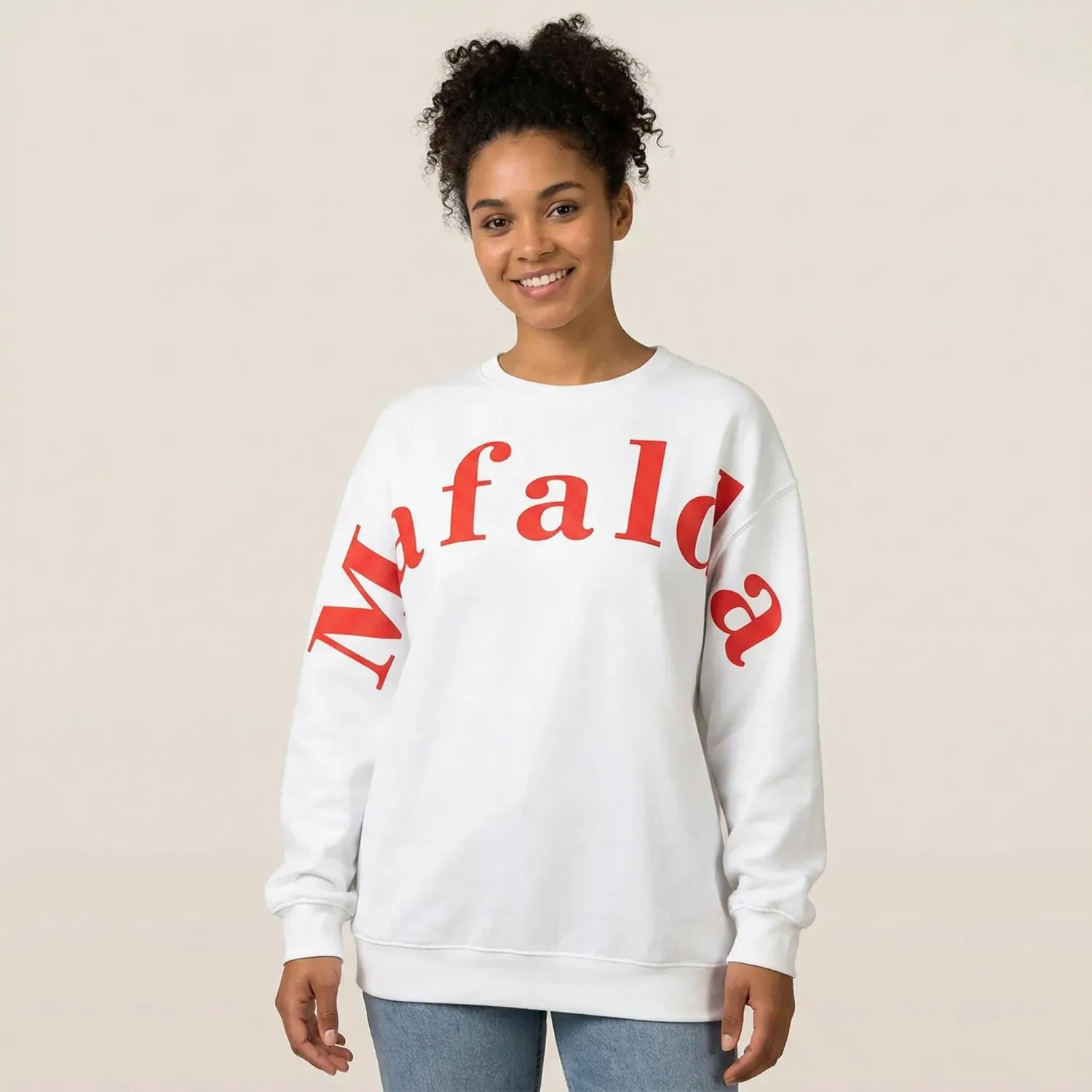 Polera Mafalda Mujer Mafalda Mfd-0003-A color marfil | Platanitos