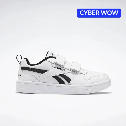 Zapatilla Reebok Urbana Niño Royal Prime 2.0 Two Strap color blanco | Platanitos