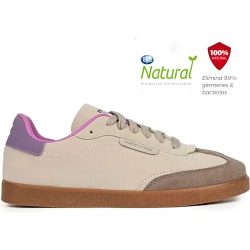 Zapatilla North Star Casual Mujer Ns2 5818911 color beige | Platanitos