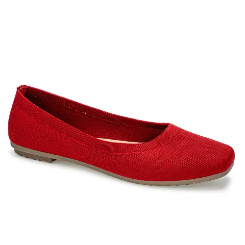 Platanitos Rojo de Mujer modelo Calzado Dama Ch Venecia rojos rojas roja sintéticos mujer 2024101522171342469 Sintético Sintético