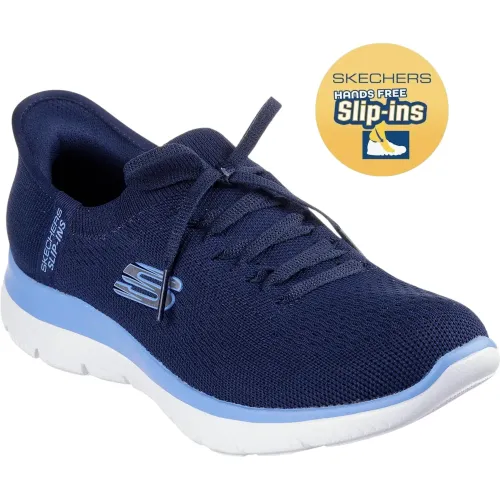 Skechers Azul de Mujer modelo Zapatilla Walking Mujer Summits Slip-Ins azules textiles mujer 2024102113525050311 Textil Eva