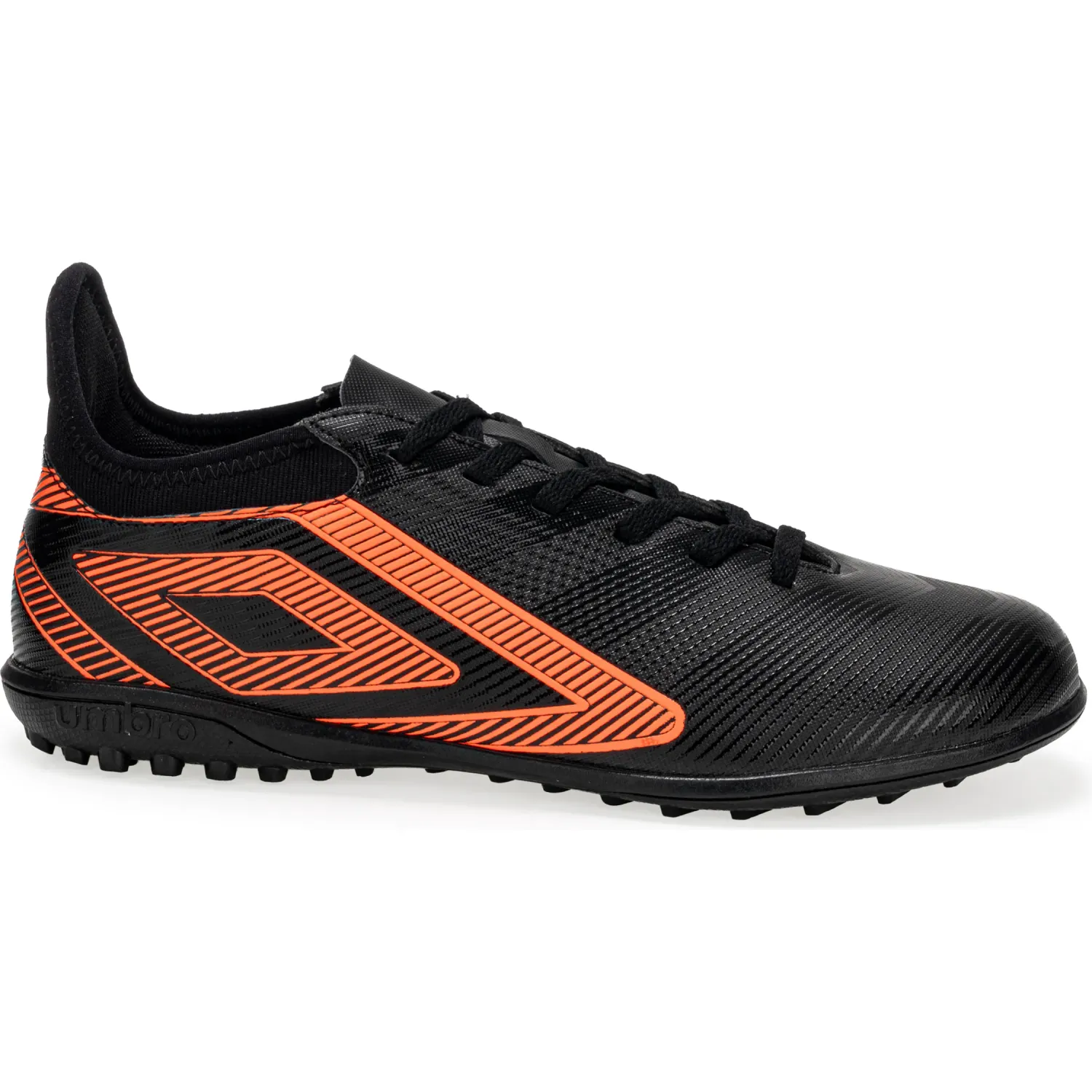 Zapatillas Umbro De Futbol Hombre Veloce Lt Ii Tf color negro / rojo | Platanitos