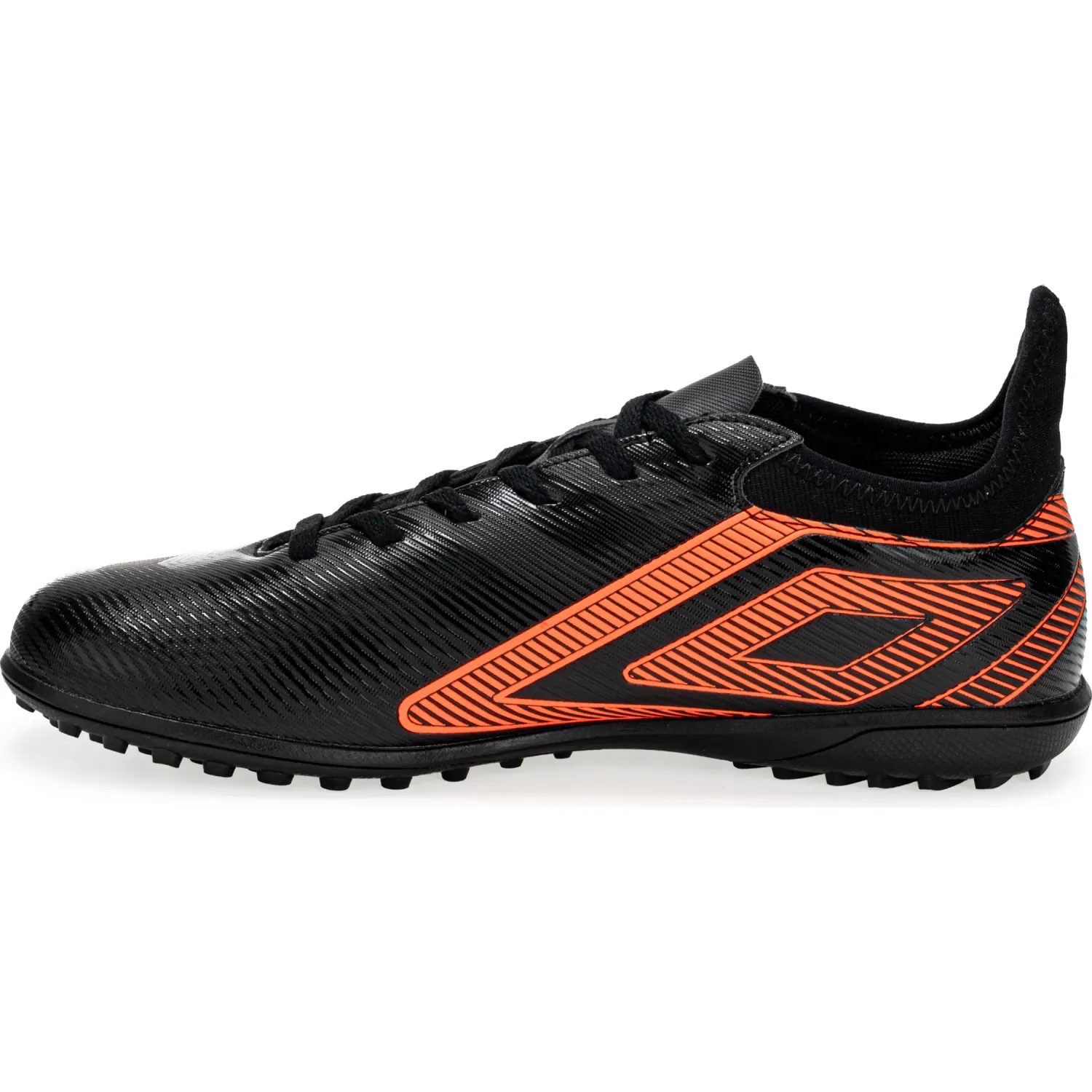 Zapatillas Umbro De Futbol Hombre Veloce Lt Ii Tf color negro / rojo | Platanitos