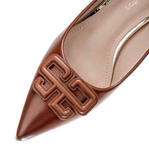 Platanitos Marron de Mujer modelo Calzado Dama Cv Yara marrones sintéticos mujer 2024112016550016358 Sintético Sintético