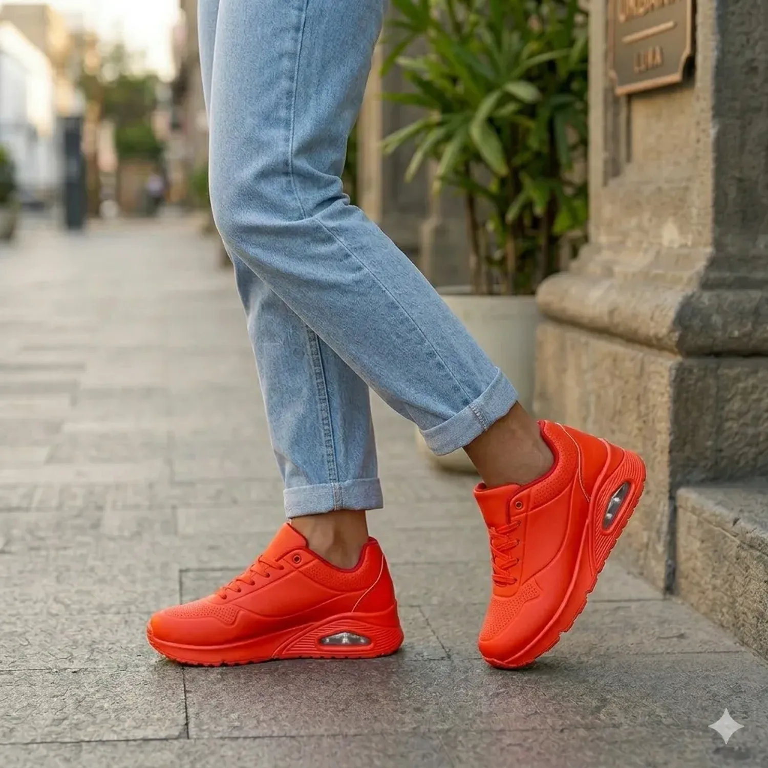 NEXUS Zapatilla Nexus Walking Mujer Nxv24 color rojo | Platanitos