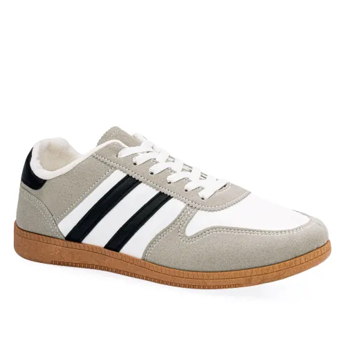 Zapatilla Just4U Caballero Z Albert color blanco | Platanitos