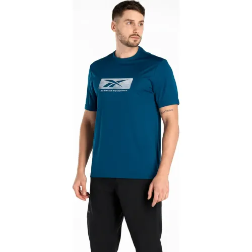 Reebok Azul de Hombre modelo Polo Running Hombre No Matter The Dist Gfx Tee azules hombre 2024121323210768963  