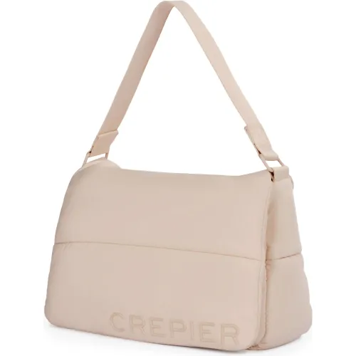 CREPIER Cartera Mujer Flap Almendra  Md