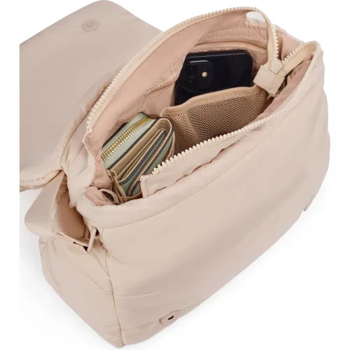 CREPIER Cartera Mujer Flap Almendra  Md