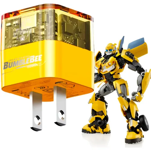 Transformers Amarillo modelo Cargador 20w Carga Rápida Usb C Y Usb A Tf-K05-02 amarillos 2025012019581422759