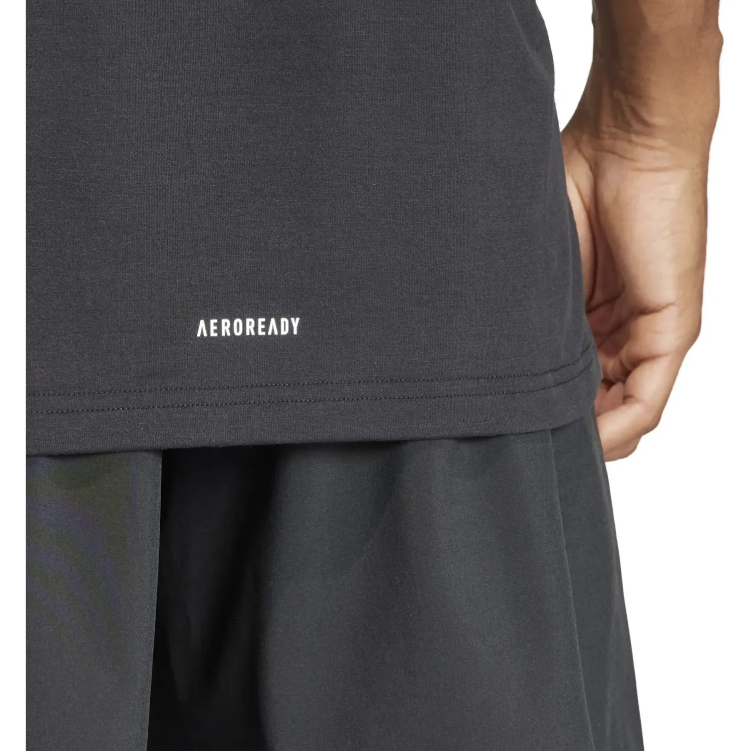 adidas Polo Adidas Training Hombre D4t Tee Aeroready color negro | Platanitos