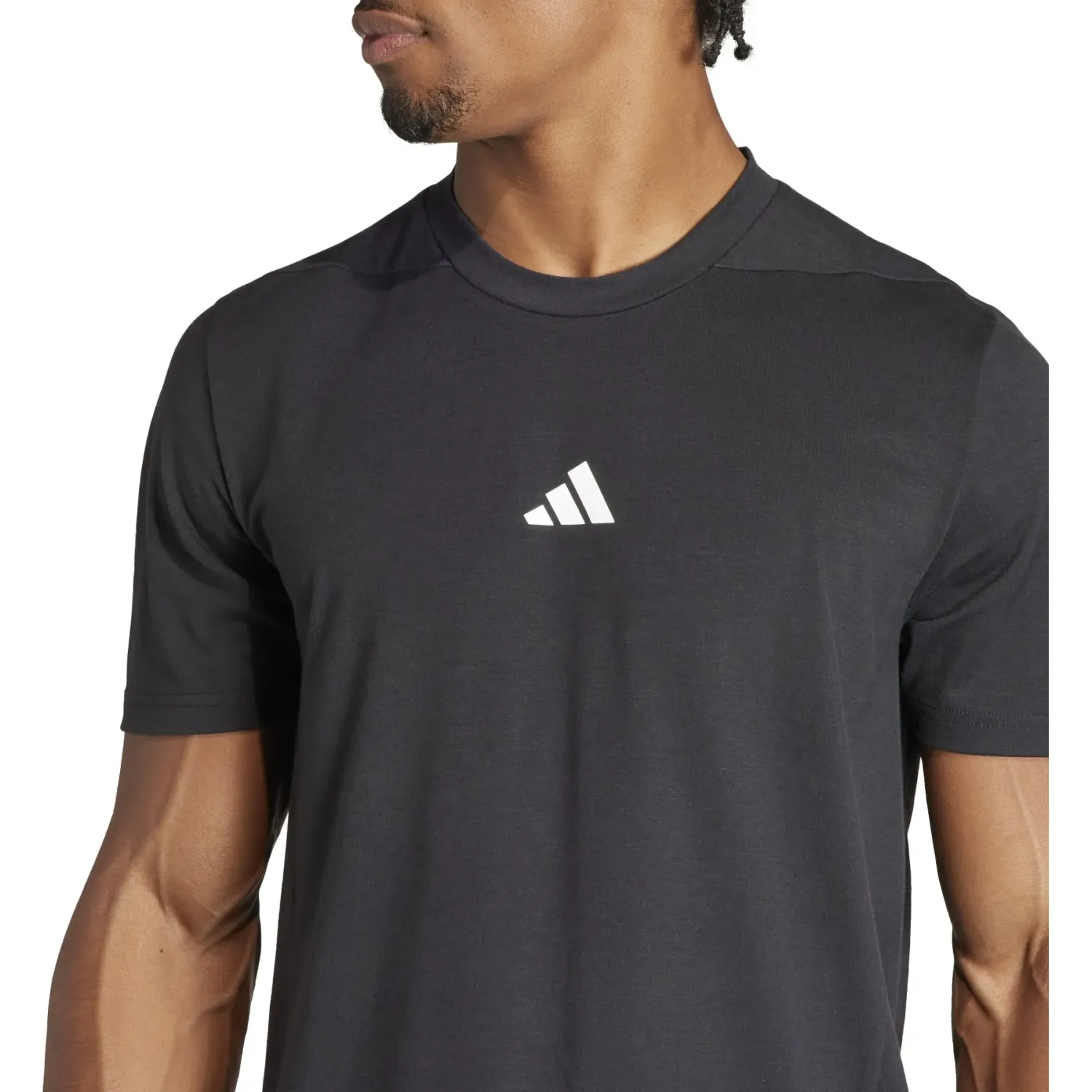 adidas Polo Adidas Training Hombre D4t Tee Aeroready color negro | Platanitos