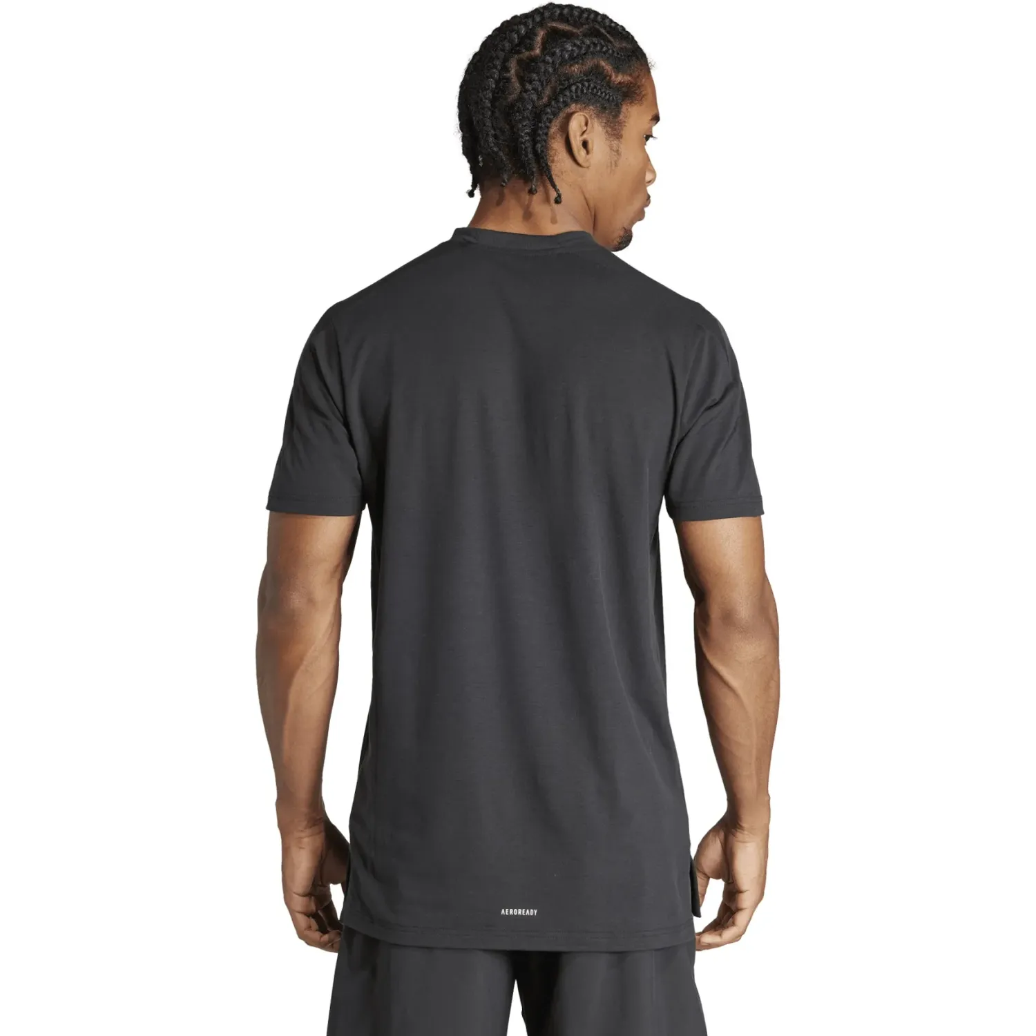 adidas Polo Adidas Training Hombre D4t Tee Aeroready color negro | Platanitos