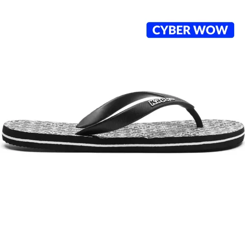 Sandalias Kappa Unisex Logo Belkem color negro | Platanitos