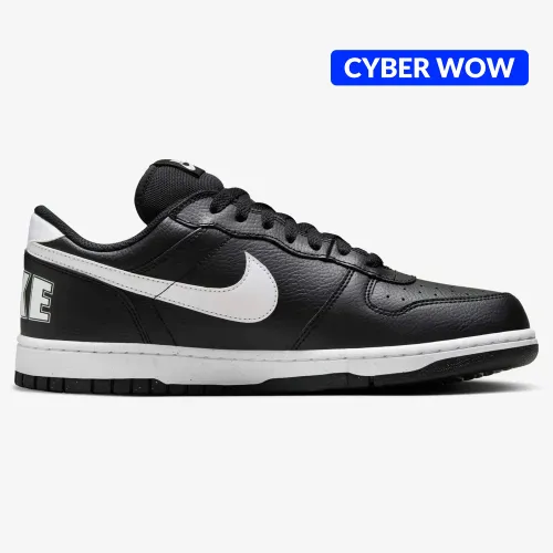 Zapatillas Nike Urbanas Hombre Big Nike Low color negro | Platanitos