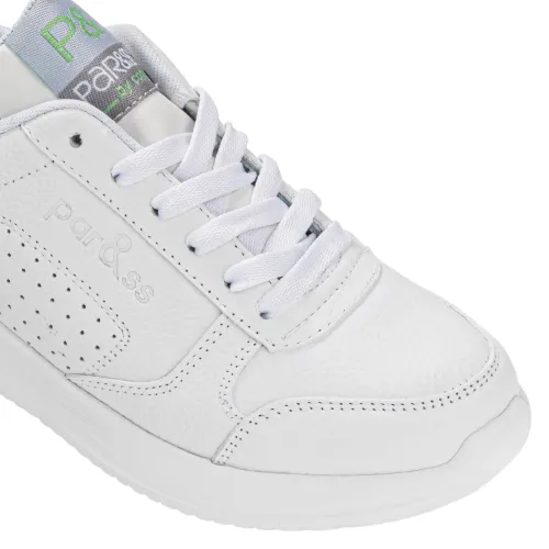 PAR&SS Zapatillas Escolares De Cuero Juvenil Ce23-2508