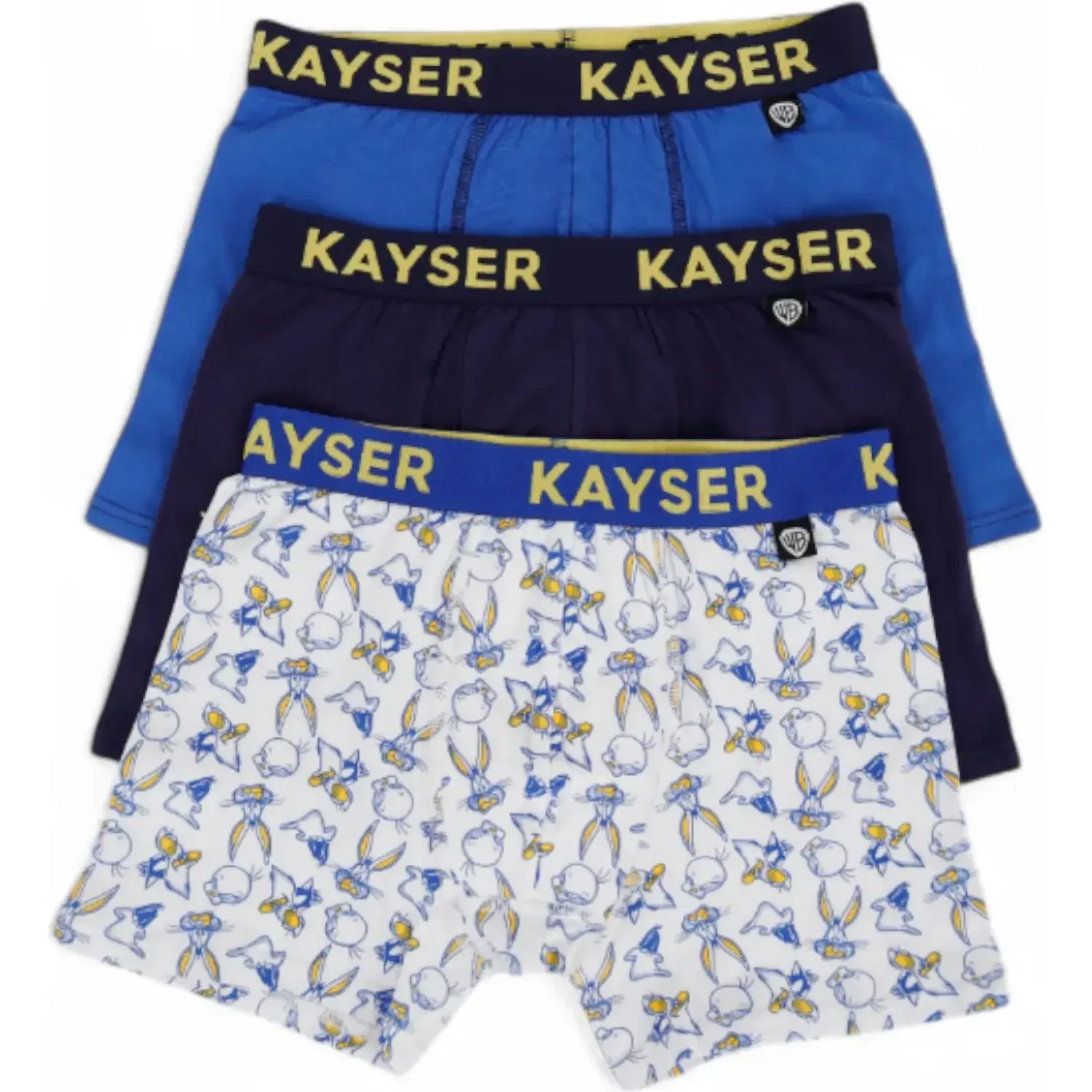 Kayser Tripack Kayser Boxer Jovencito Largo Algodon color azul | Platanitos