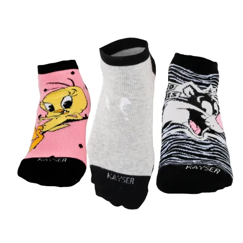 Kayser Pack 3 Calcetines Niñas Wb99.Np3033-Neg
