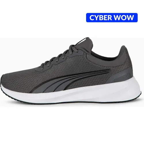 Zapatillas Puma Running Hombre Flyer Lite 3 Evo color gris | Platanitos