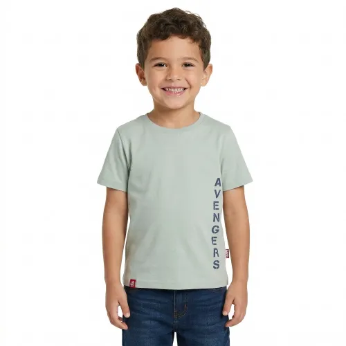 Polo Avengers Manga Corta Niño Avengers Ava-4209 color verde | Platanitos