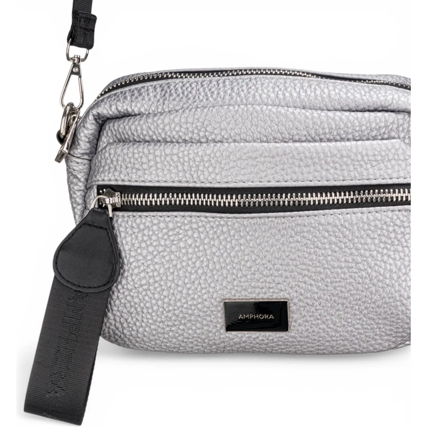 Morral Amphora Casual Mujer Ornella color plateado | Platanitos