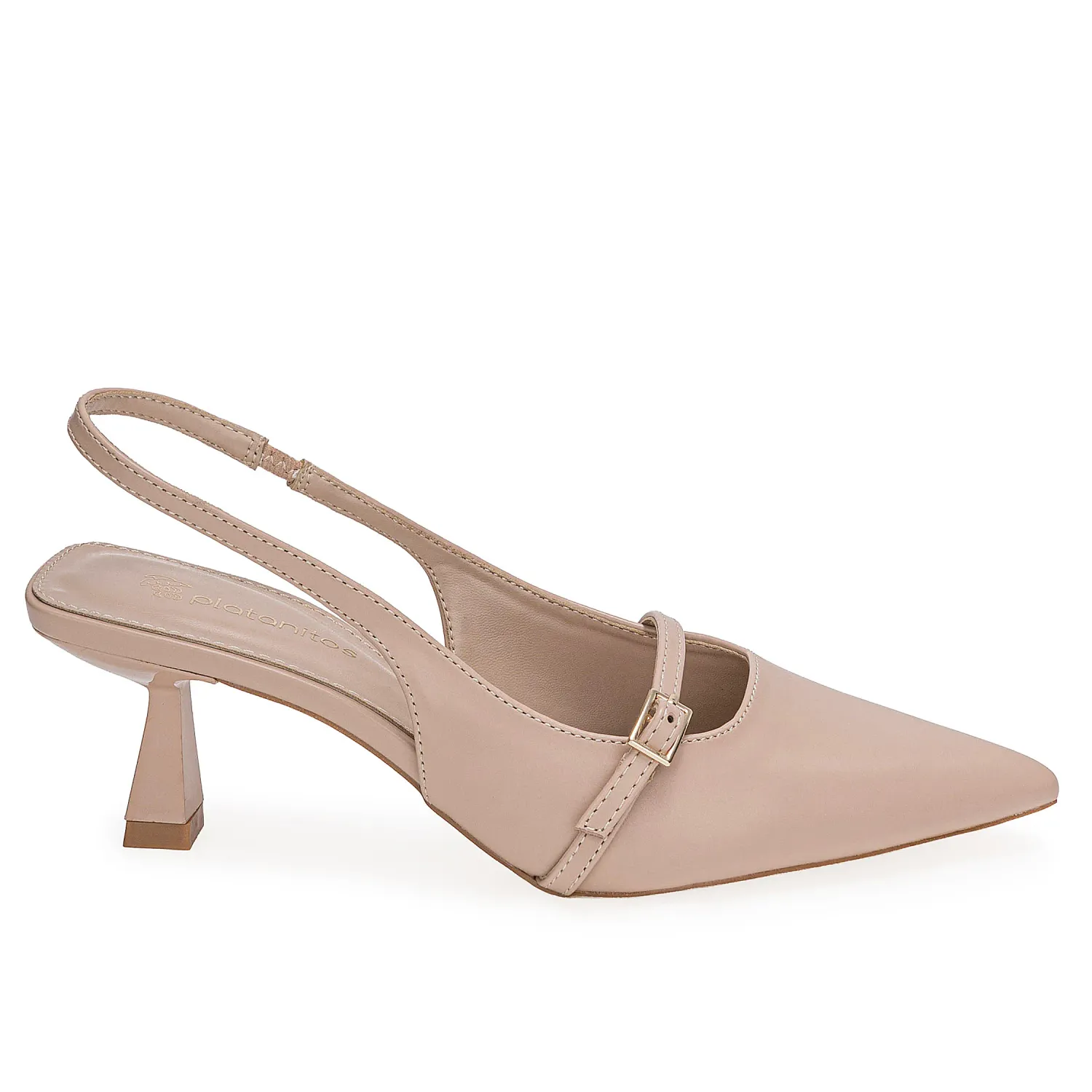 Calzado Platanitos Vestir Dama Cv Willa color piel | Platanitos