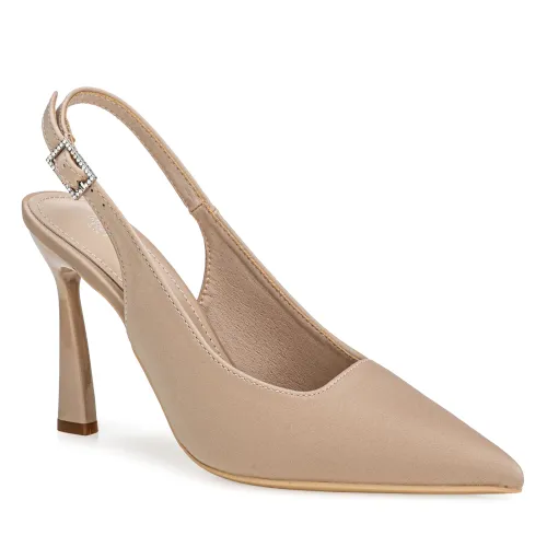 Platanitos Beige de Mujer modelo Calzado Dama F Dollie pieles sintéticos mujer 2025032017042049210 Sintético Sintético
