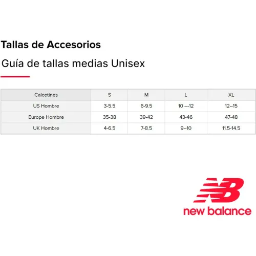 New Balance Medias Tobilleras Unisex Performance Basic Ankle - 3 Pares