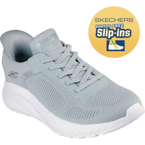 Skechers Celeste de Mujer modelo Zapatillas Urbanas Mujer Bobs Squad Chaos Slip-Ins celestes textiles mujer 2025032419203119476 Textil Textil