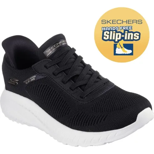 Skechers Negro de Mujer modelo Zapatillas Urbanas Mujer Bobs Squad Chaos Slip-Ins negros textiles mujer 2025032419203119503 Textil Textil