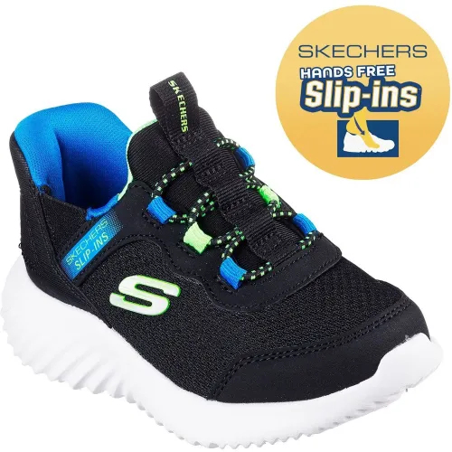 Skechers Negro de Bebito modelo Zapatillas Urbanas Bebés Bounder Slip-Ins negros textiles bebito 2025032419203120289 Textil Textil - sintético